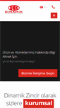 Mobile Screenshot of dinamikzincir.com