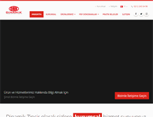 Tablet Screenshot of dinamikzincir.com